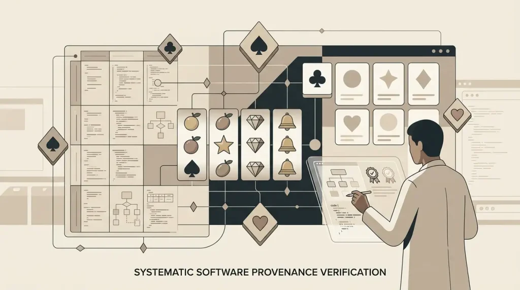 Neutral editorial illustration for Golden Casino Games: Software, Categories and What Is Actually Verified